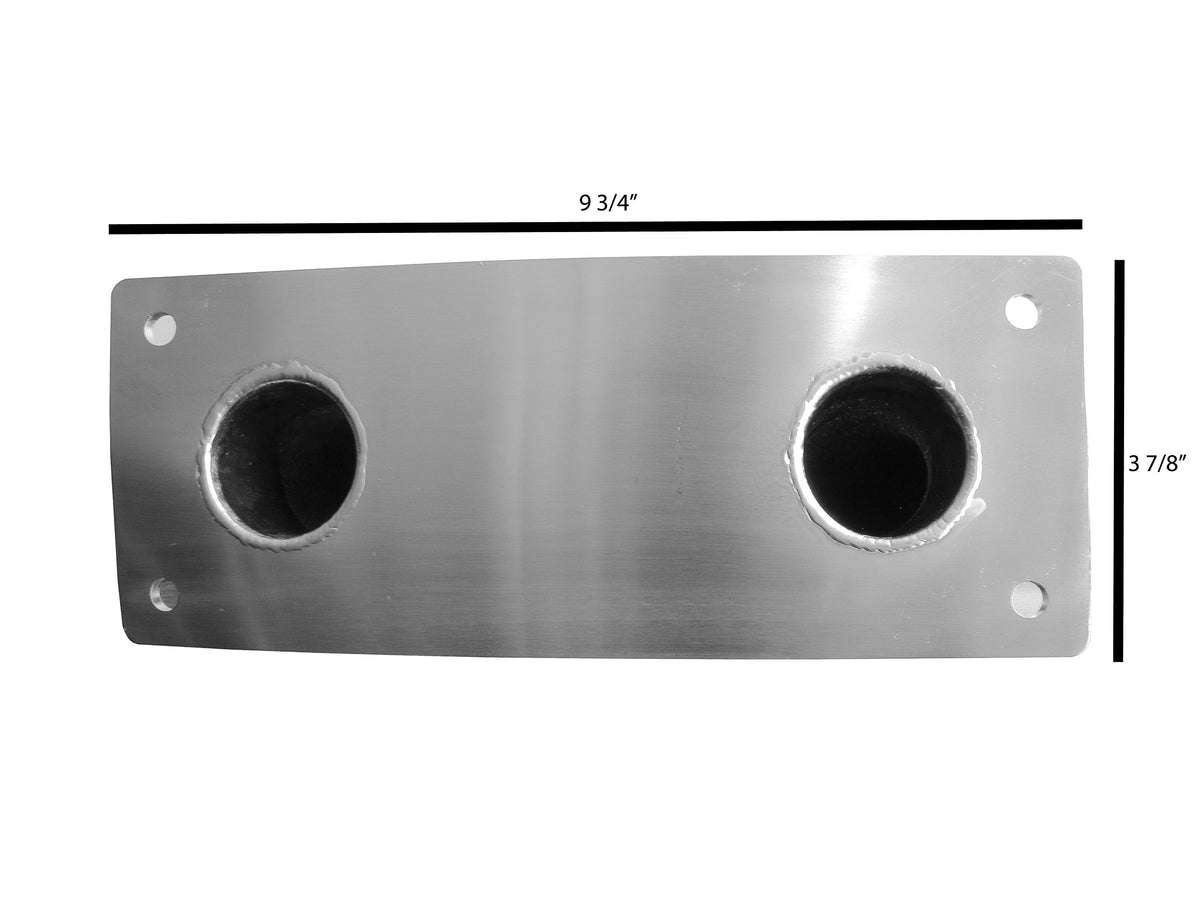 FibroPool 30in base plate closeup highlights space-saving reinforcement.