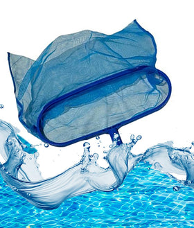 FibroPool leaf skimmer net captures surface debris quickly.