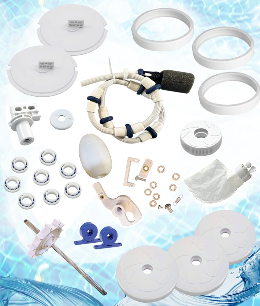 Bearings inside FibroPool kit reduce resistance for easier movement.