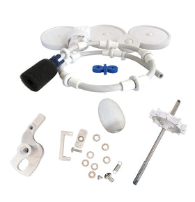FibroPool Polaris 280 rebuild kit wheels improve debris pickup and maneuverability.