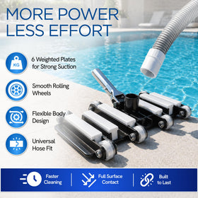 FibroPool compatible with inground and above-ground pools for versatile maintenance.
