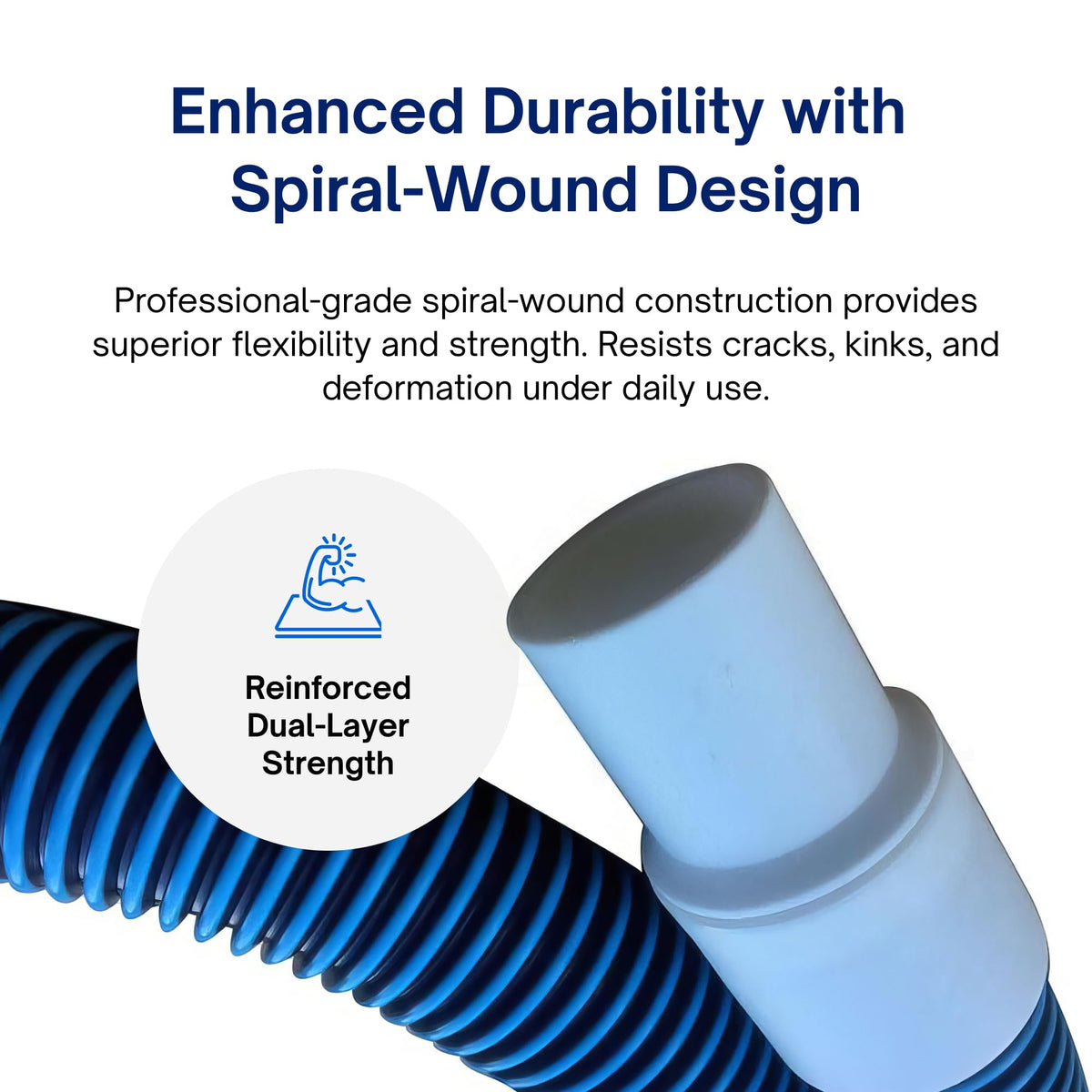 FibroPool PTFE tape included for a reliable seal during installation.