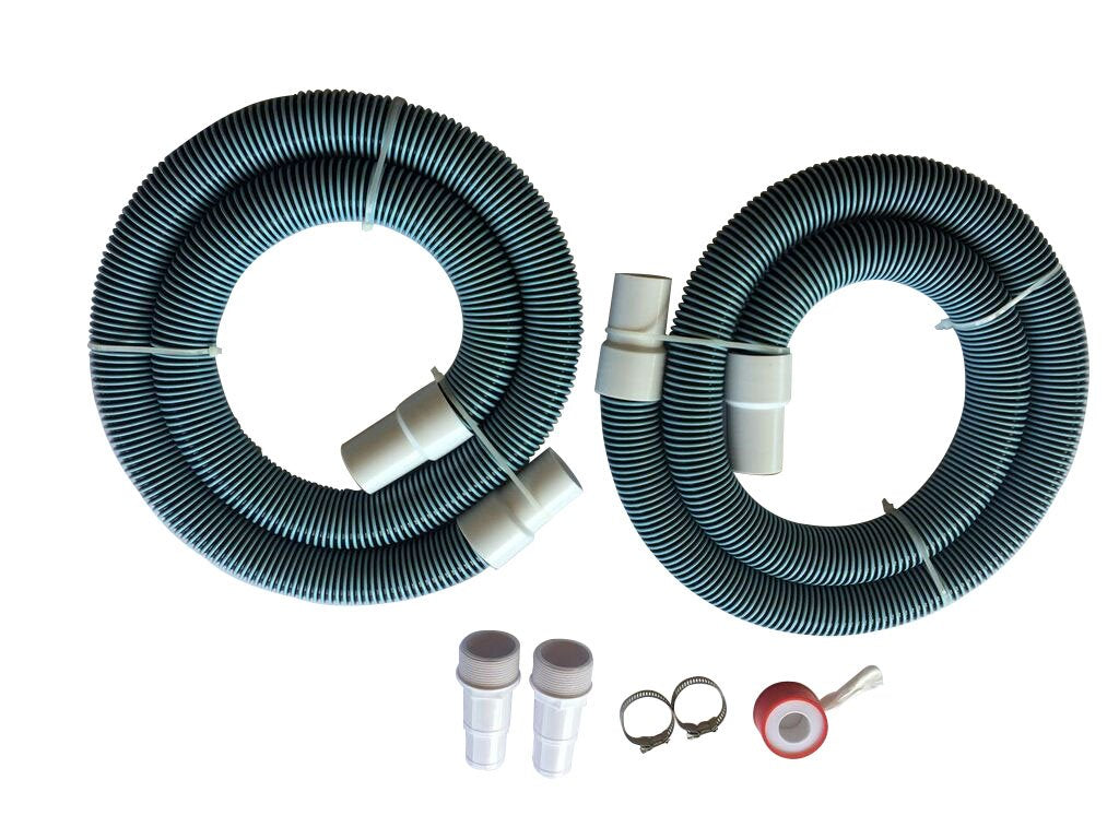 FibroPool reinforced cuffs secure hose connections to prevent leaks.