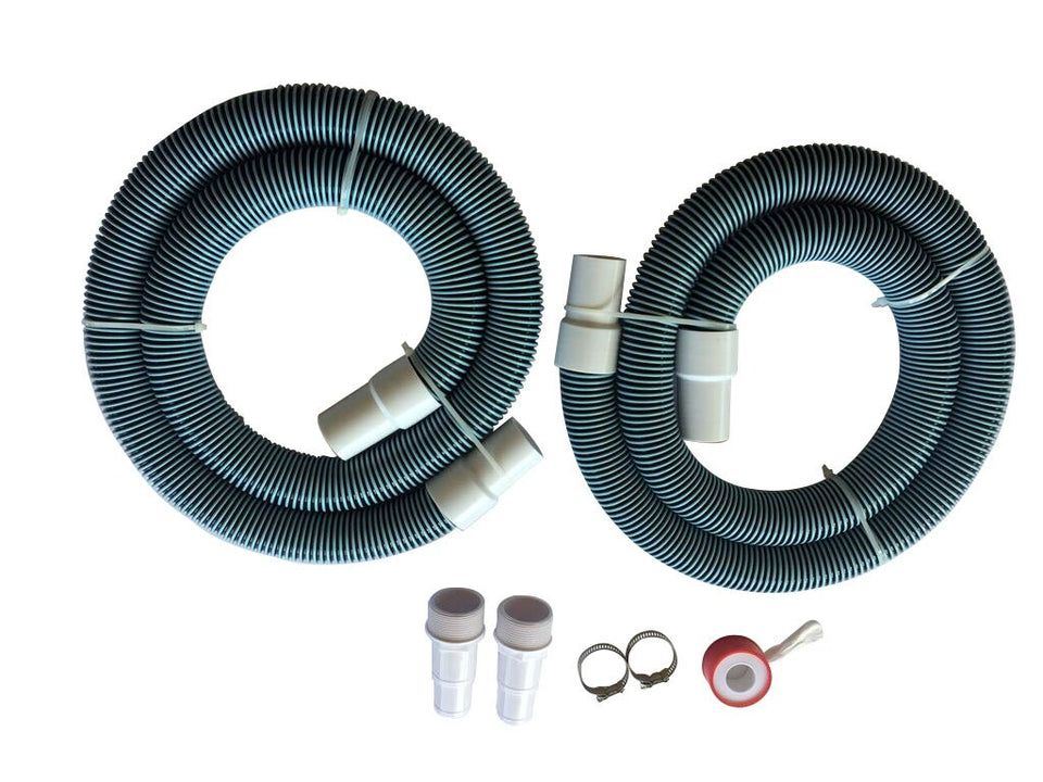 FibroPool reinforced cuffs secure hose connections to prevent leaks.