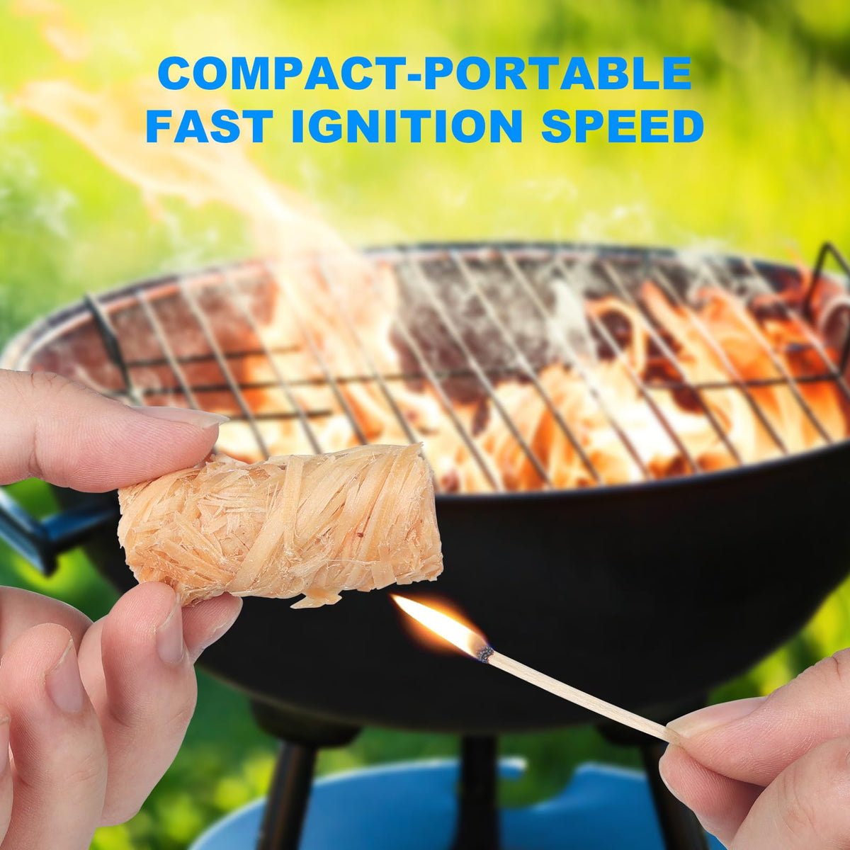 Fibvaxm fire starter perfect for preheating a pizza oven evenly.