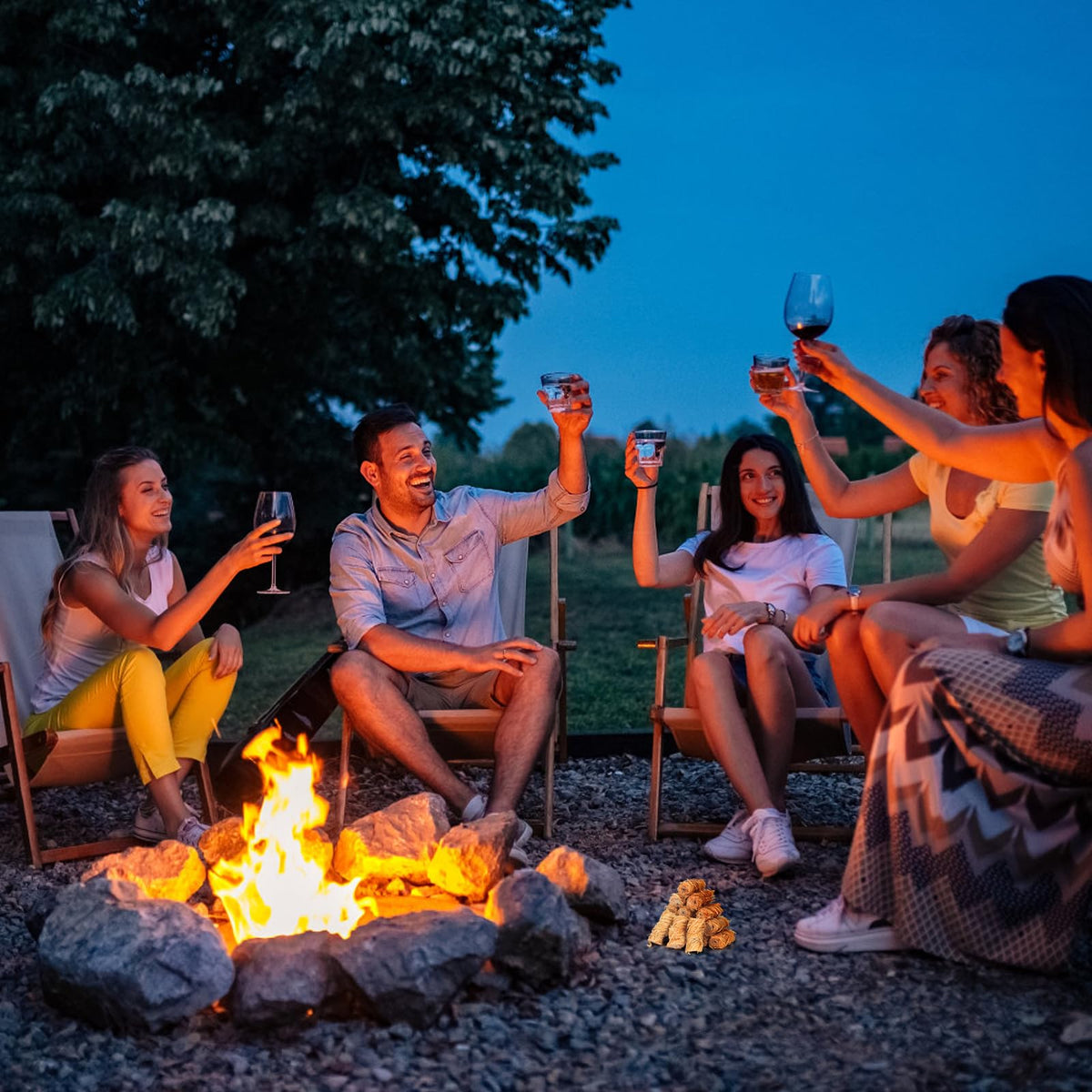 Fibvaxm waterproof fire starter performs well in wet conditions.
