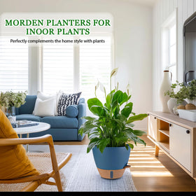 Fielda modern design enhances any living space with blue color