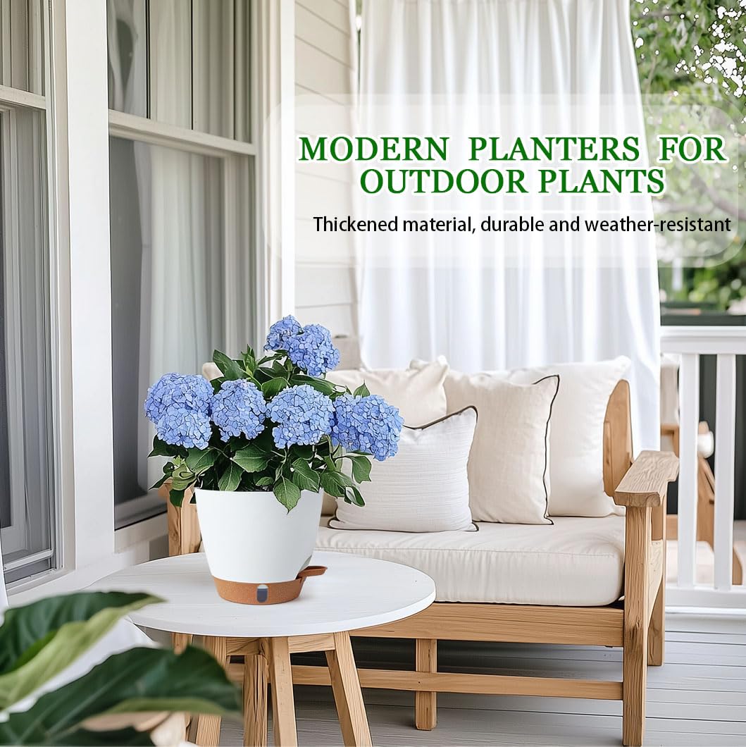 Fielda 2-pack 8-inch pots offers versatile growing options.