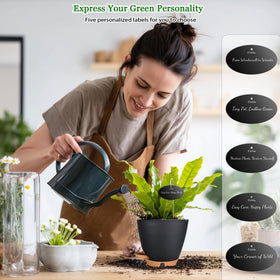 Includes Fielda decorative plant labels to organize your plants
