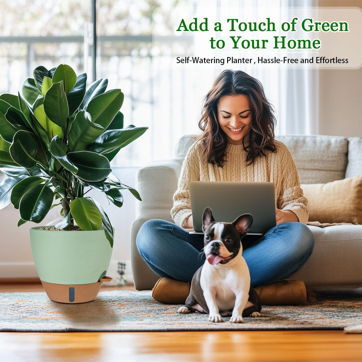 Fielda indoor-outdoor planter design blends modern decor and practicality