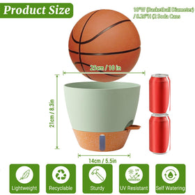 Fielda 10-inch size fits plants 12-18 inches tall