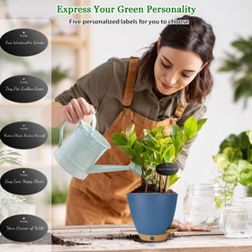 Fielda five-pack of small planters is perfect for compact herbs.