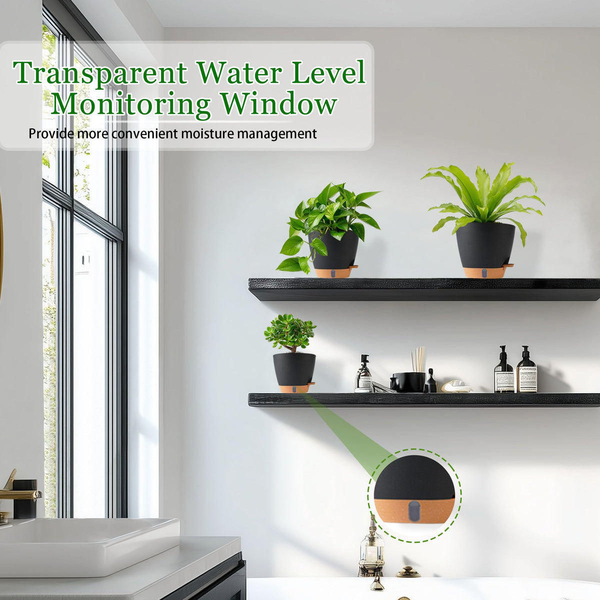 Fielda water level window helps monitor reservoir at a glance