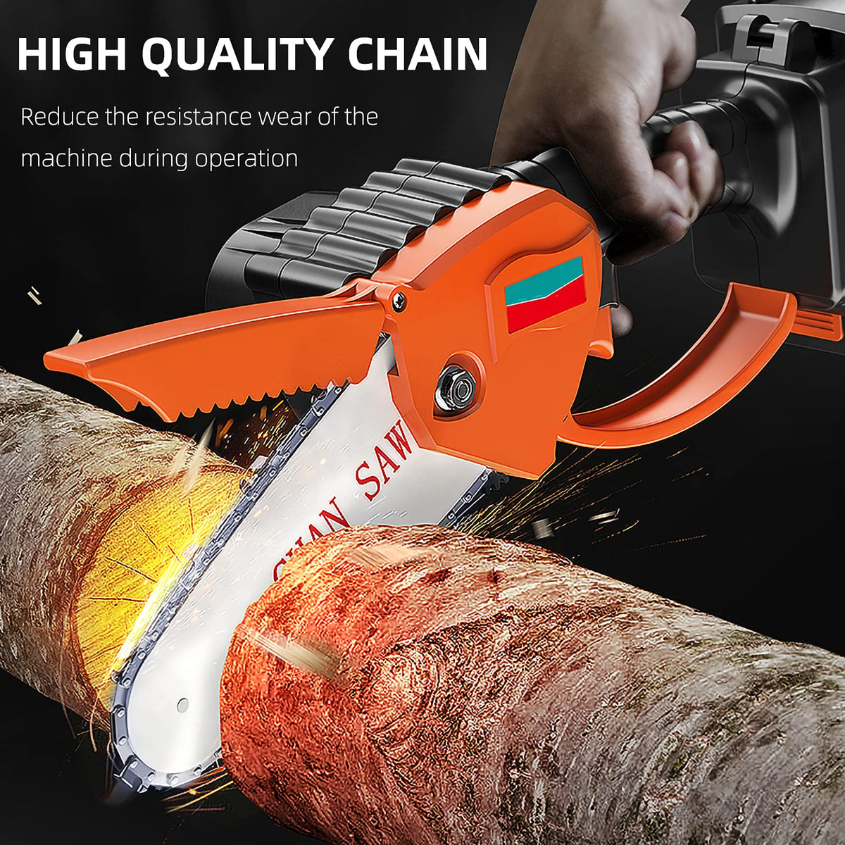 Fifchall 24 cm chain length designed for compact, portable mini chainsaws.
