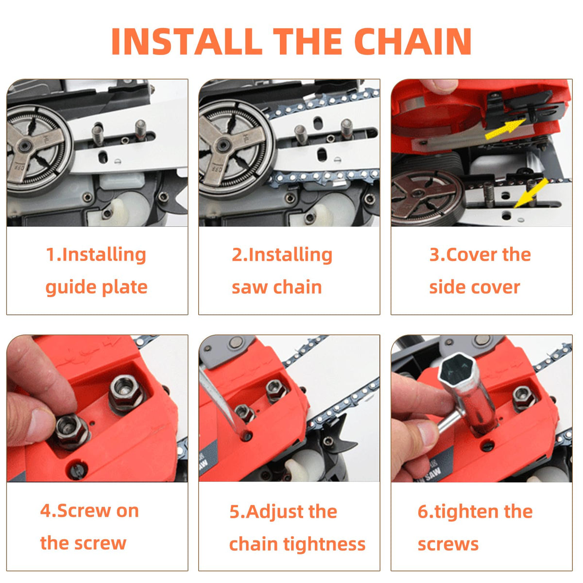 Fifchall Makita DCS430-compatible chain delivers fast, precise cuts.