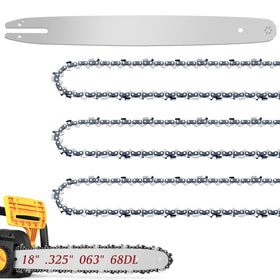 Fifchall 18 inch bar and chain assembly for Stihl ensures smooth cutting performance