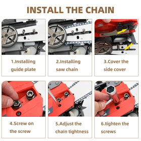 Fifchall 0.050 gauge, 3/8 LP chain ready for quick replacement