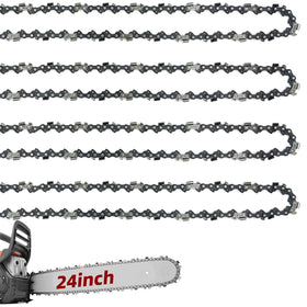 Fifchall 24-inch chain close-up with hardened rivets for durability