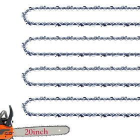 Fifchall 4-pack 20-inch chain ready for fast, smooth cutting.