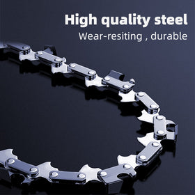 FIFCHALL chain teeth close-up shows wear-resistant design for durable cuts.