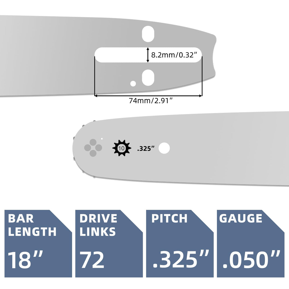 Fifchall M72 SpeedCut chain for Husqvarna reduces friction for smoother work