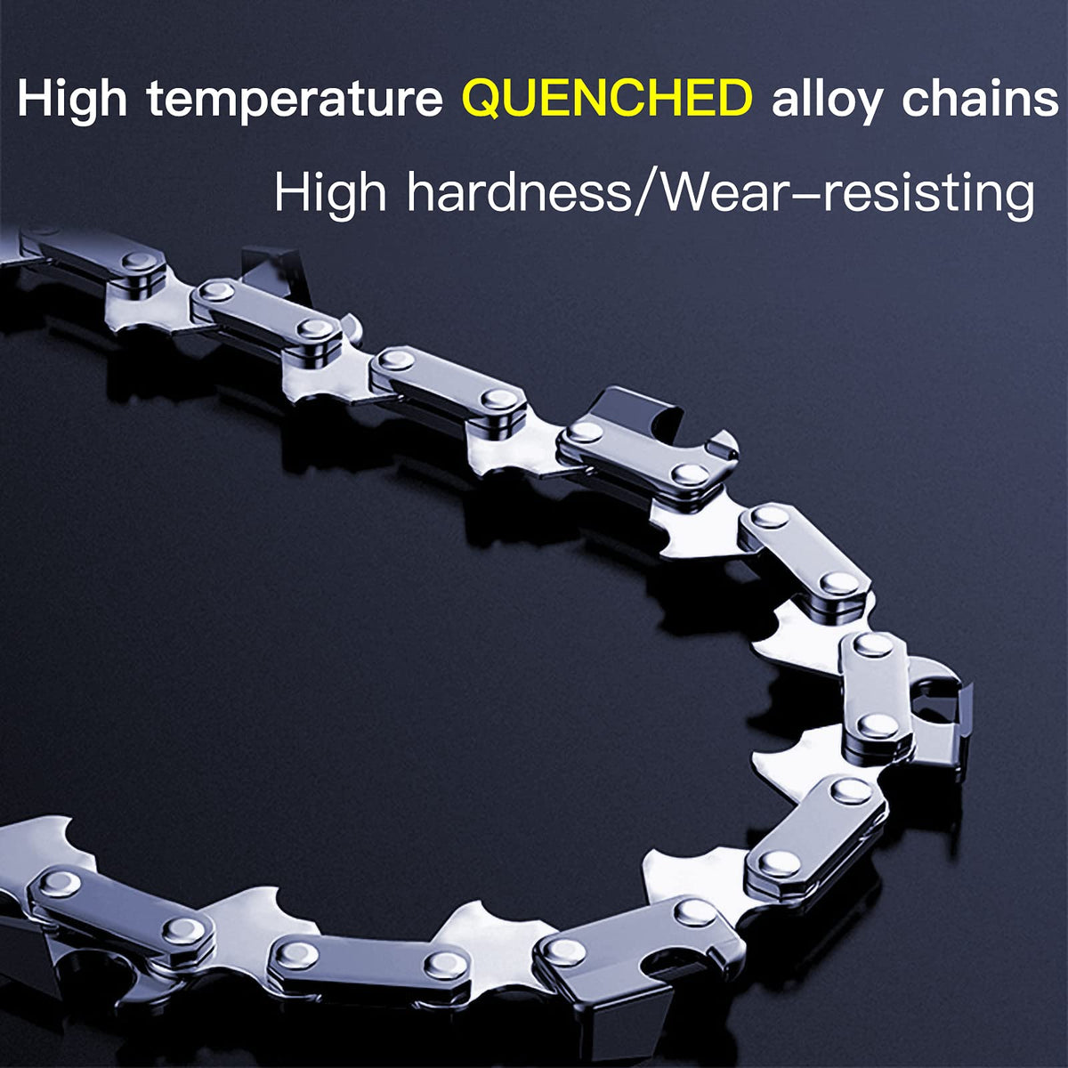 Fifchall one-fourth pitch with 0.043 gauge enables smooth cutting performance.