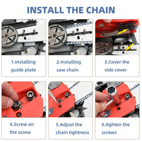 Fifchall packaging includes three chains and one bar ready for installation