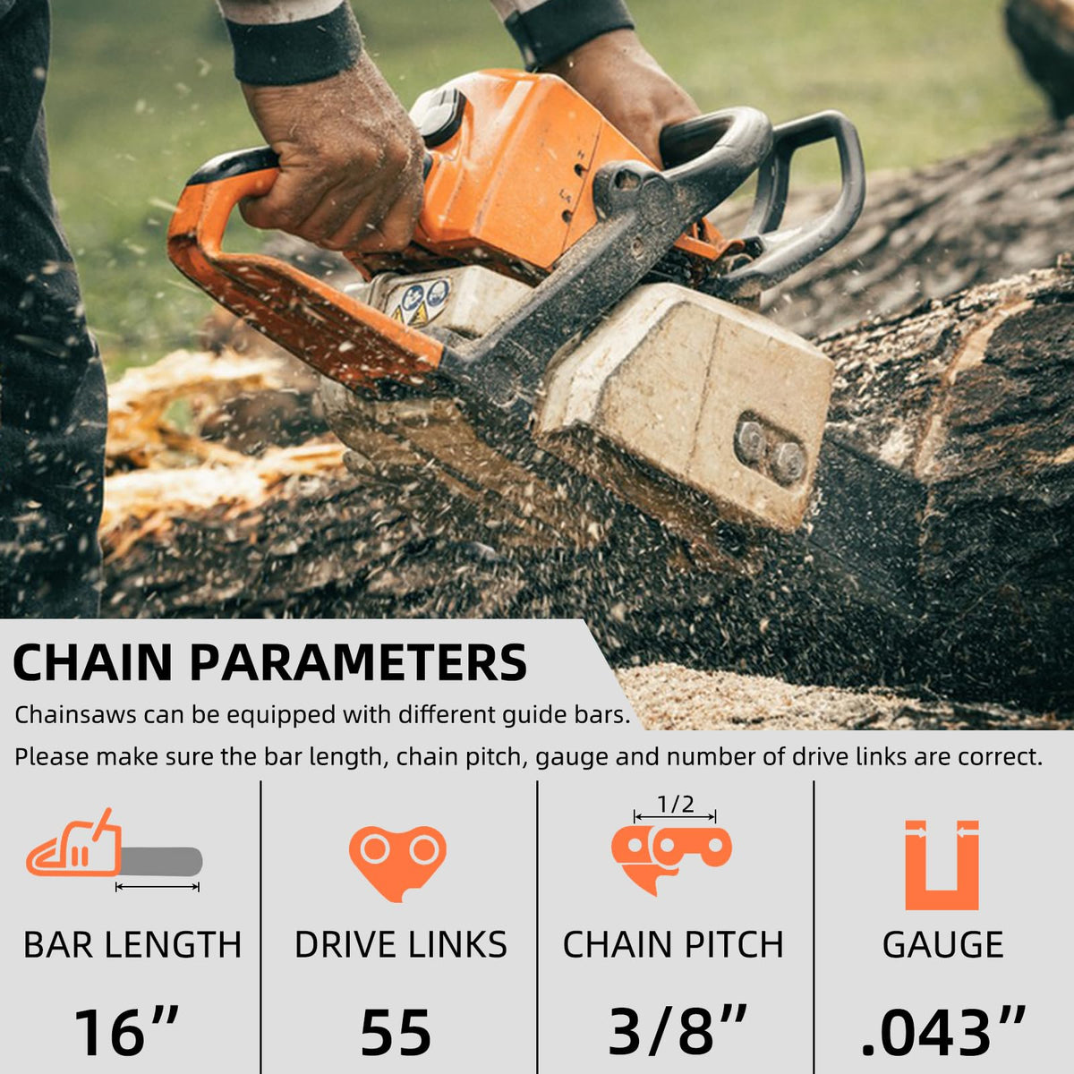 Fifchall premium German steel chain highlights durability for reliable cutting