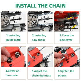 Chain with premium German steel and chrome plating for longevity.