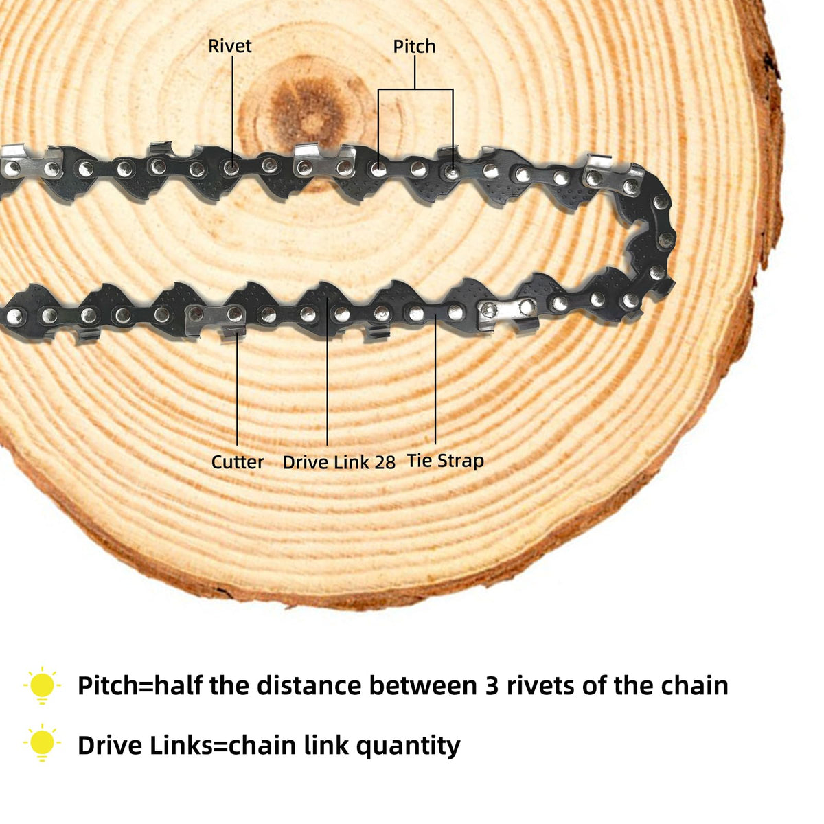 Fifchall smooth-cut 5-inch chain thanks to deep quenching.