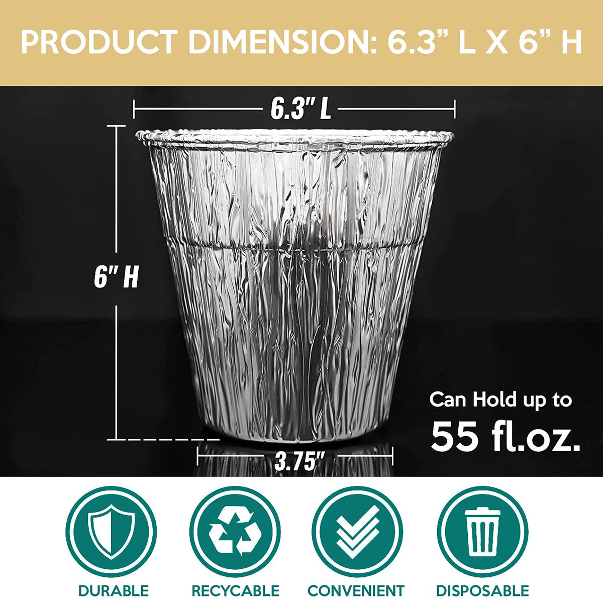Fig & Leaf 15-pack grease bucket liners for frequent grilling sessions.