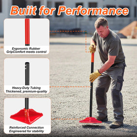 Fijaru tamper dual-locking assembly enhances tool stability during use.