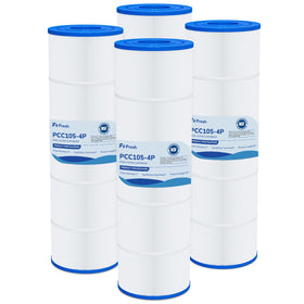 Fil-fresh CCP420 filter cartridge improves water clarity with dense pleats