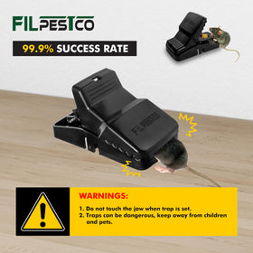 Filpestco extra-large traps suitable for indoor and outdoor rodent control.