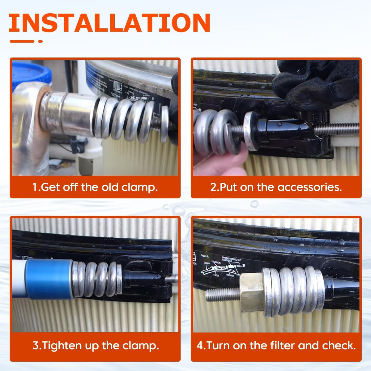 FilterUp knob being tightened to prevent leaks during filtration