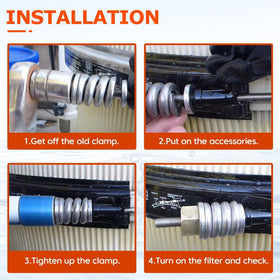 FilterUp knob being tightened to prevent leaks during filtration