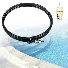FilterUp Upgrade 190003 clamp kit close-up showing secure seal for pool filters
