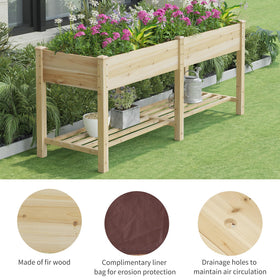 FILWH large 72x24 planter stand provides ample growing space
