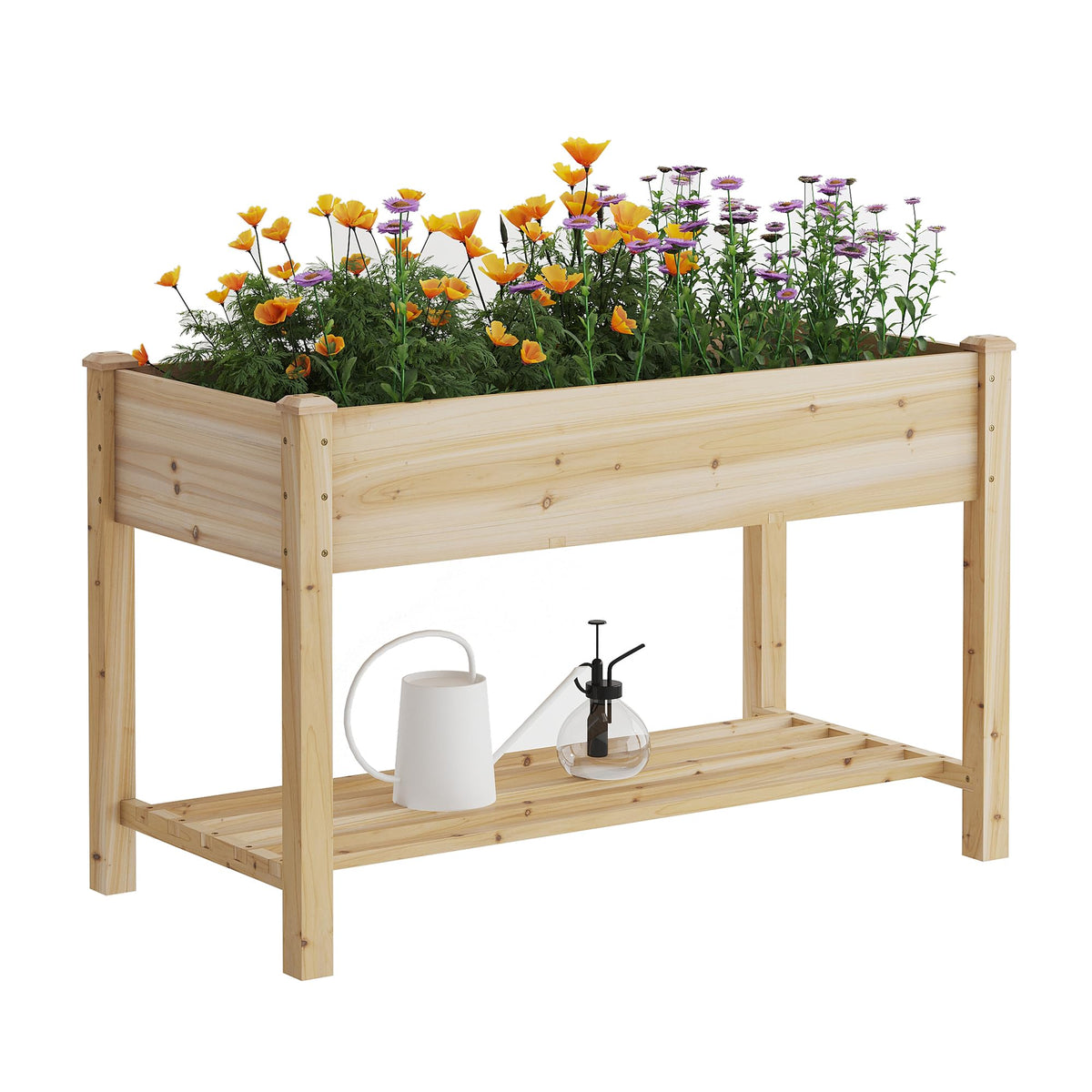 FILWH raised garden bed legs stand for easy access and elevated gardening.