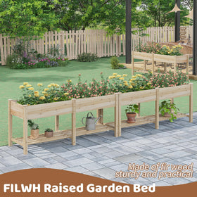FILWH fir wood construction offers durable outdoor use