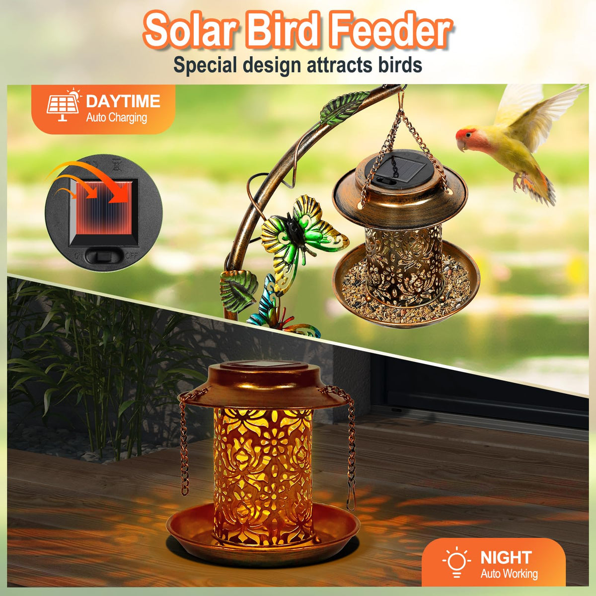 FIMOFIDRE flower-pot base planter adds greenery and seasonal color.