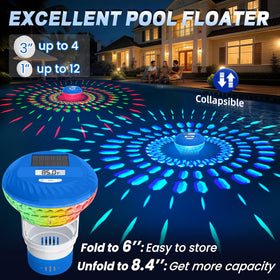 FineBud adjustable chlorine dispensing ring enables customizable dosing.