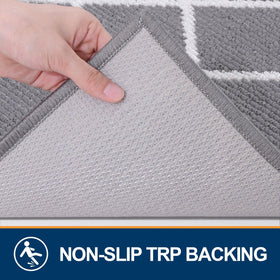 Finchitty low-profile grey mat fits under doors without getting stuck.
