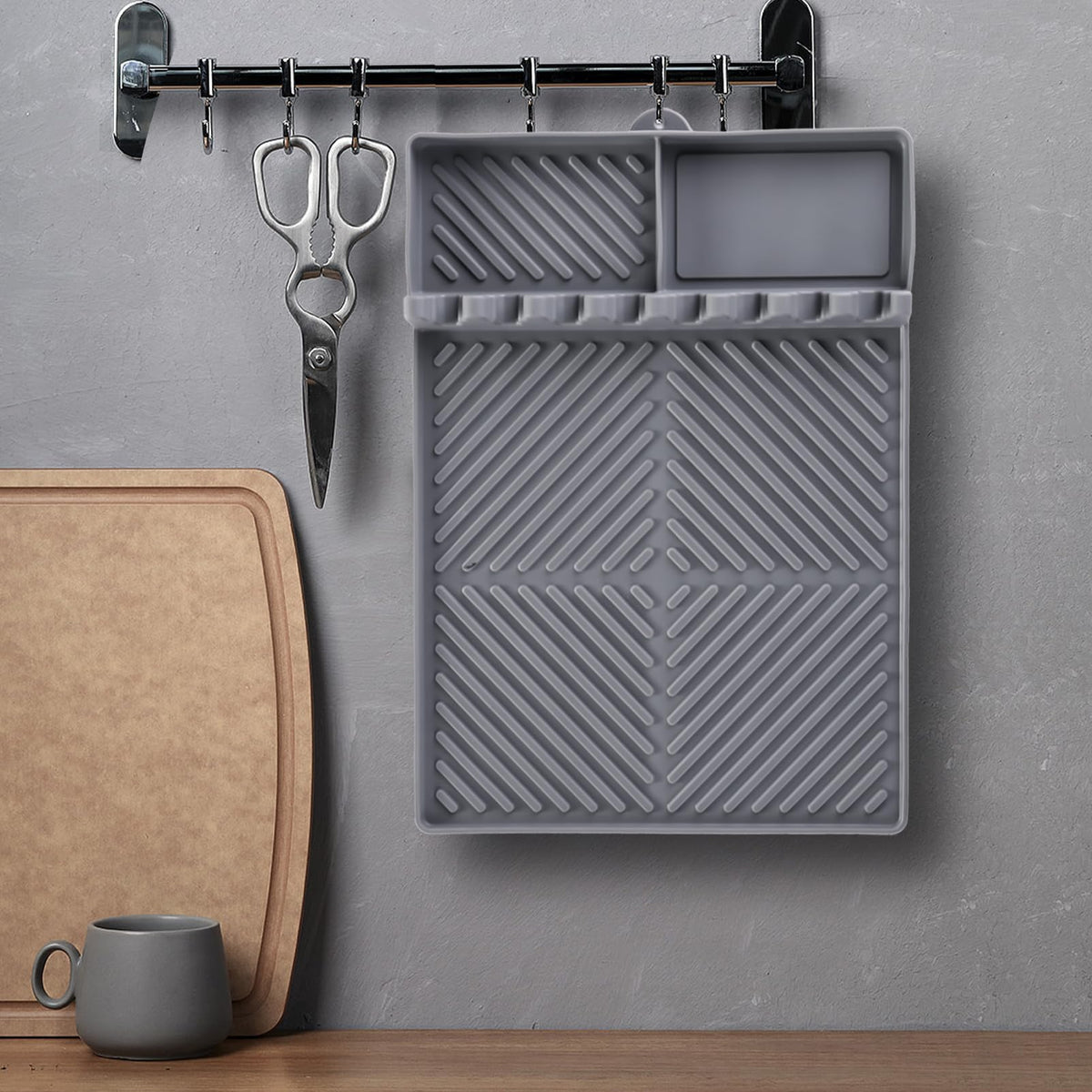 Find Law griddle mat protects countertops and reduces mess