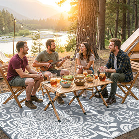 Findosom UV-resistant outdoor mat resists fading for vibrant colors