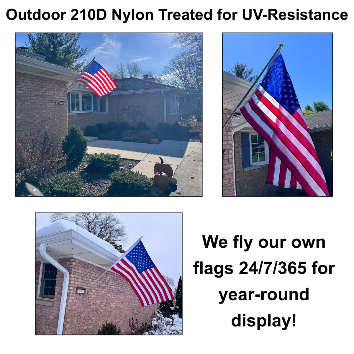 Fine Line Flag 2x3-ft size fits standard flagpoles and porches