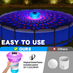 FineBud floater withstands sun and chlorine for long-lasting durability.