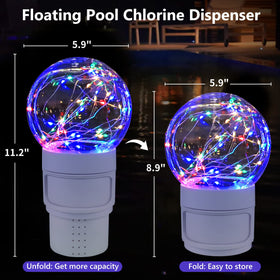FineBud durable pool chlorine dispenser withstands sun and chemicals