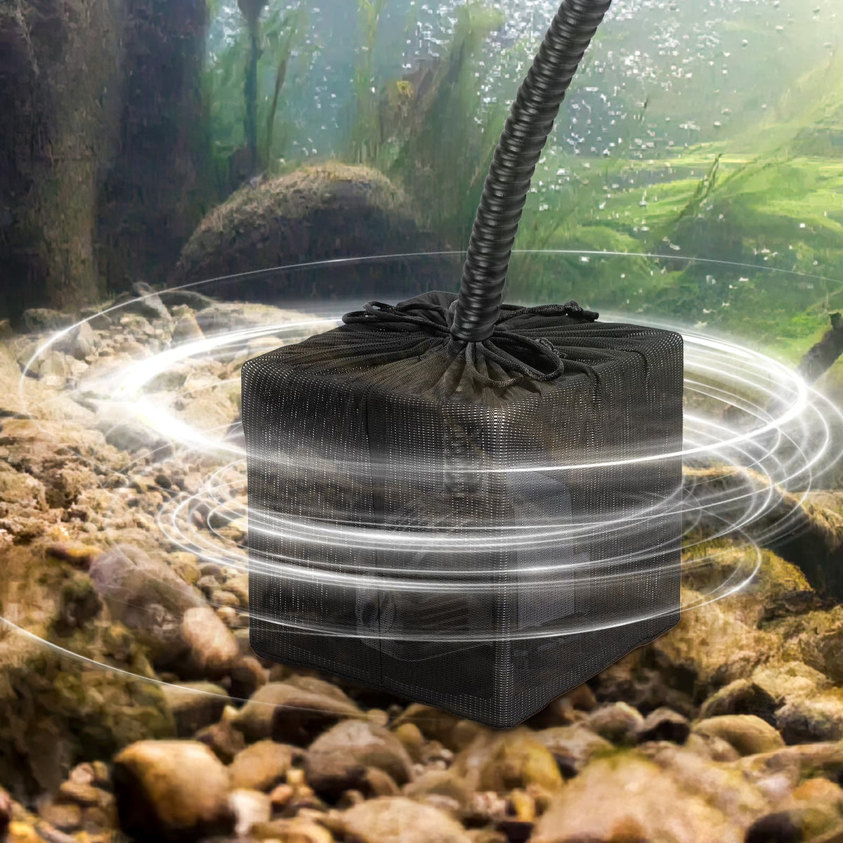 Fineday pond filter cover assembly demonstrates easy-fit frame for outdoor pond installations