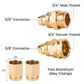 FINEST+ INEST+ rubber washers included for reliable seal